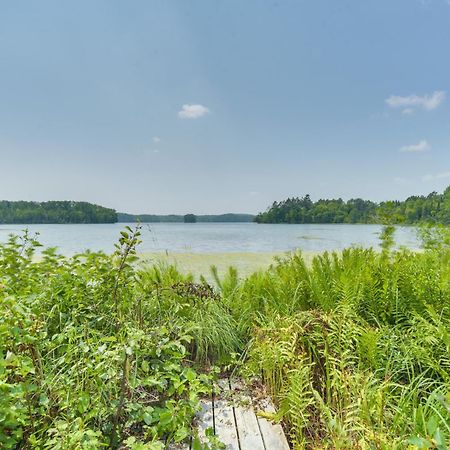 Scenic Hayward Lake View Retreat With Fire Pit Exterior foto